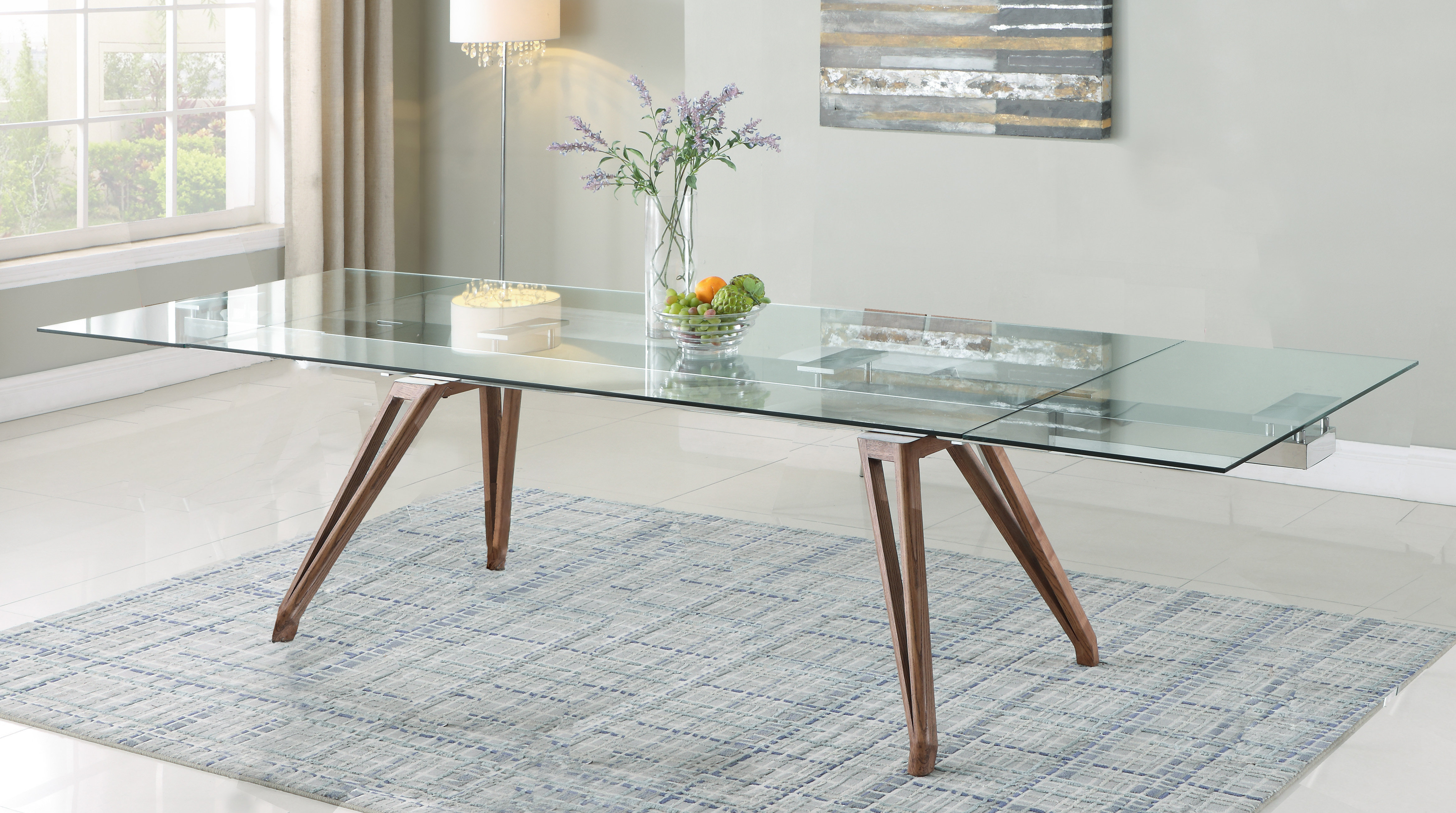 Extending Dining Room Dwell Glass Dining Table Dwell Hot Sale