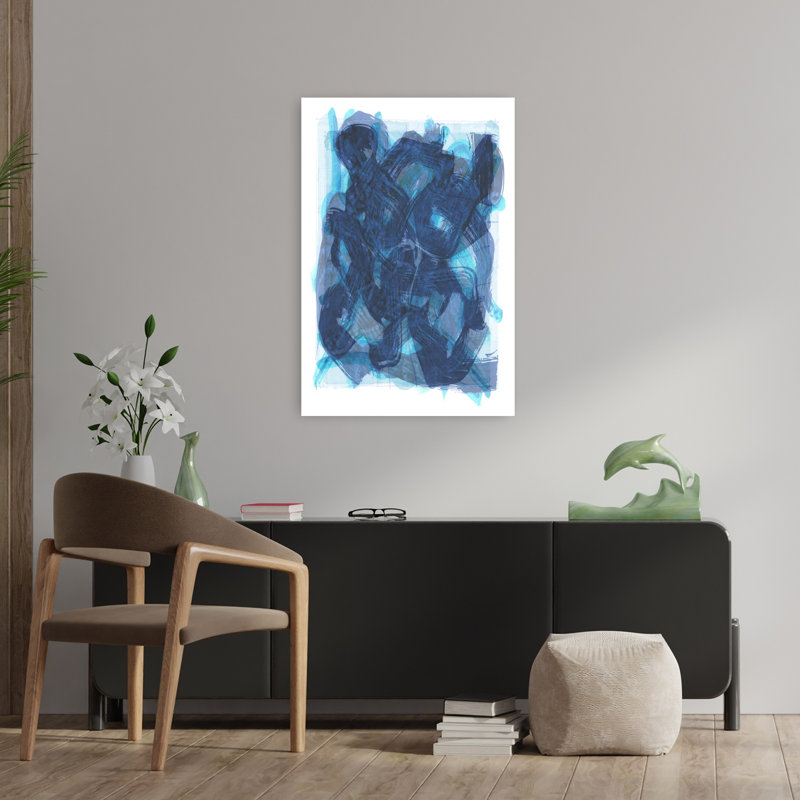 Art contemporain, art abstrait abstrait et audacieux, H 36 po x l 24 po