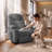 Reclining  Massage Chair with Swivel and Rocking Function-660479336