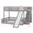 Twin Over Full Solid Pine Wood Bunk Bed – Slide, Storage Staircase & Safety Guardrails-1599249616