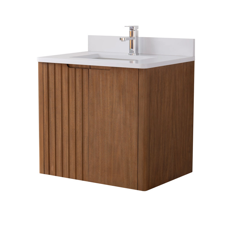Meuble-lavabo mural flottant 30 po