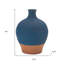 Vase de table en céramique Dornell