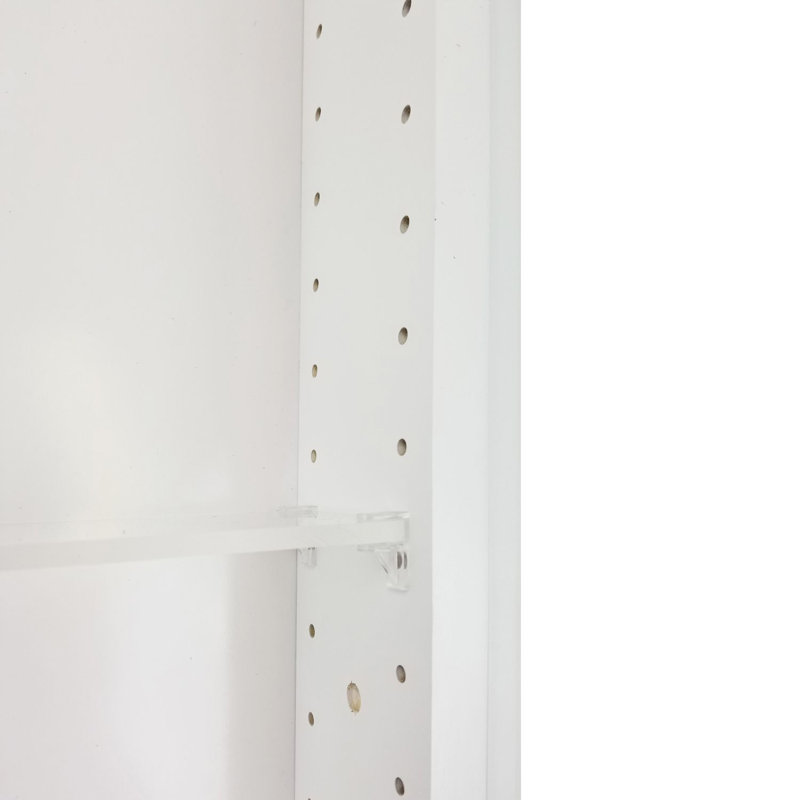Armoire à pharmacie surélevée sans cadre 2 portes avec tablettes réglables Ciara, H 68 po x l 14 po x P 3,5 po, Sans finition