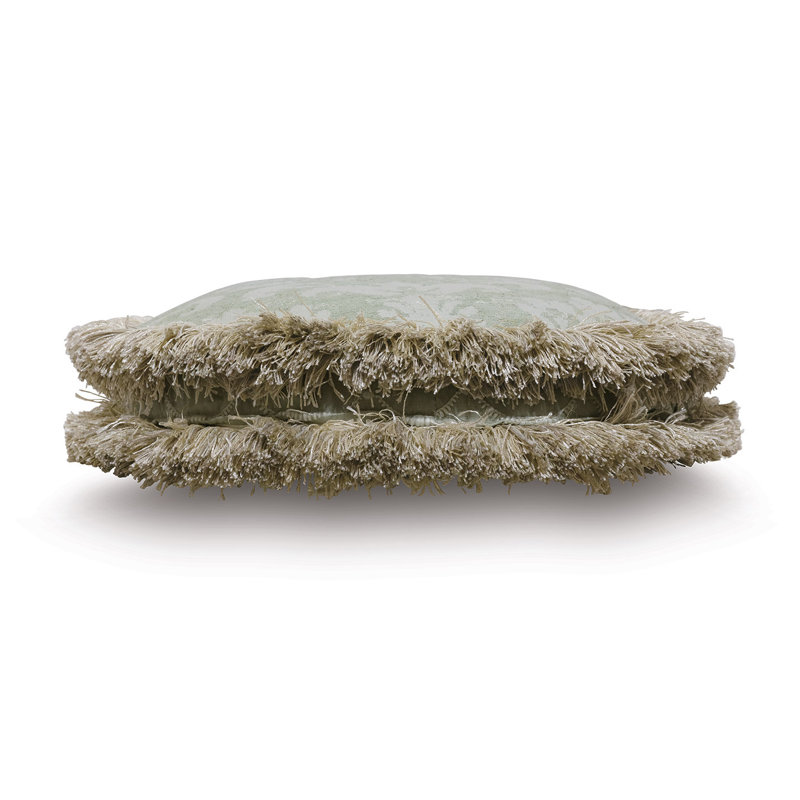 Housse et insert de coussin décoratif rond en tambour Lourde