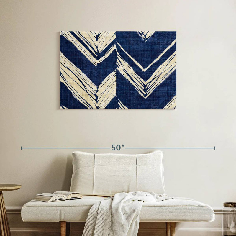 Kerner Indigo Batik II, 24" H x 36" W