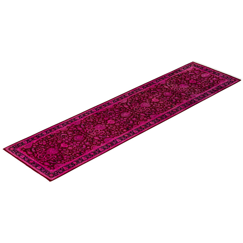 Fine Vibrance One-of-a-Kind 2' 7" X 10' 2" Hand Knotted Area Rug