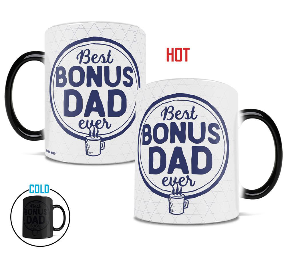 Mahaffey Father Dad Best Bonus Dad Ever Mugs Heat-Changing Drinkware - 11oz Latitude Run®