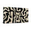 Motif de lignes ondulées noires et beiges à la mode-502514549
