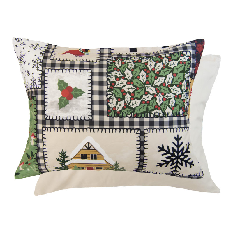 Ensemble d'édredon Winter Cottage selon votre style de vie, Édredon grand + 2 taies d'oreiller standard
