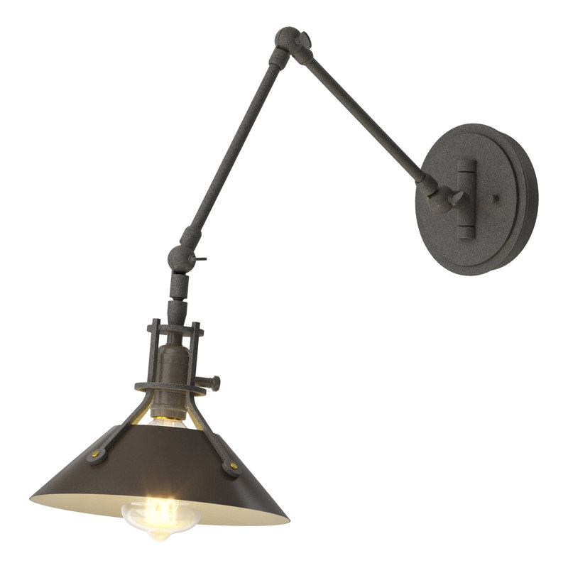 Henry Sconce -209320_5, Natural Iron, Oil Rubbed Bronze