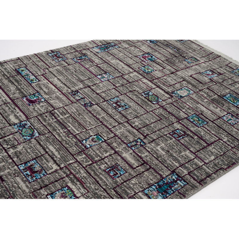 Geometric 254cm X 381cm Area Rug