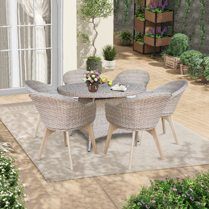 Ensemble repas pour terrasse Soundview, 6