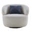 Fauteuil demi-tonneau pivotant, fauteuil simple