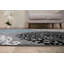 Tapis gris / bleu / noir à motif floral Padowski-1327923957
