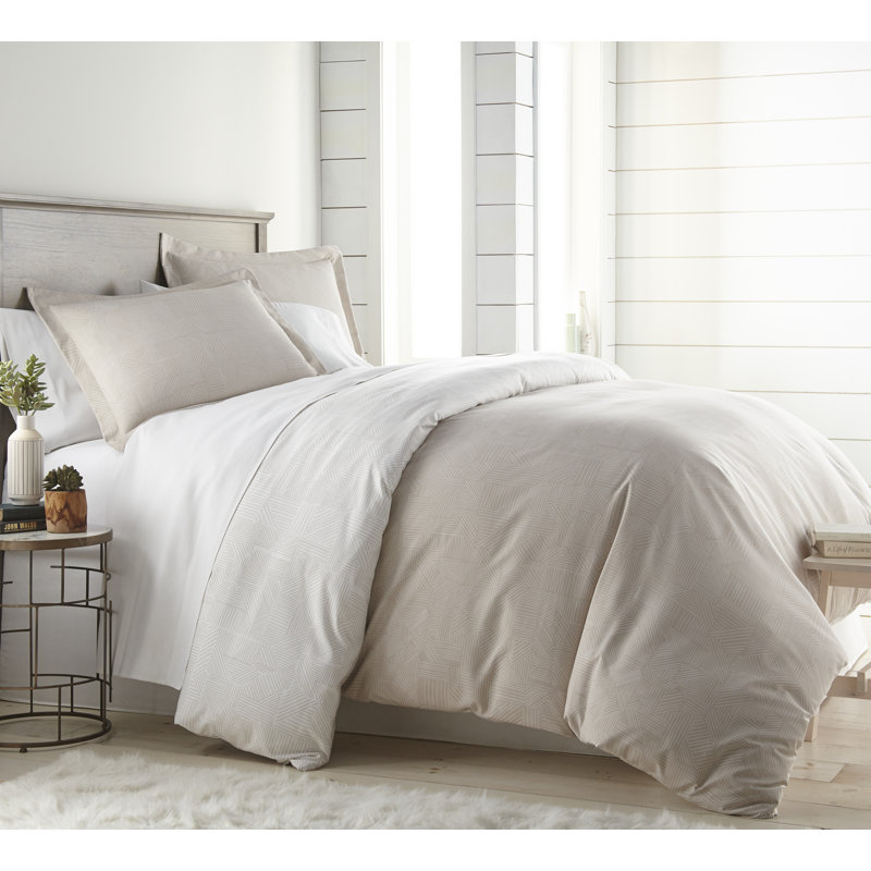 Gale Polyester Geometric Shapes Duvet Cover, Twin/Twin XL Duvet Cover + 1 Sham 