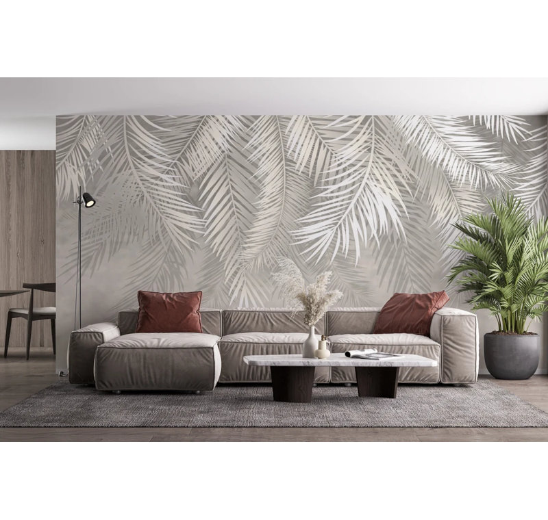 Whispering Palms, Fabric, 156" L x 96" W