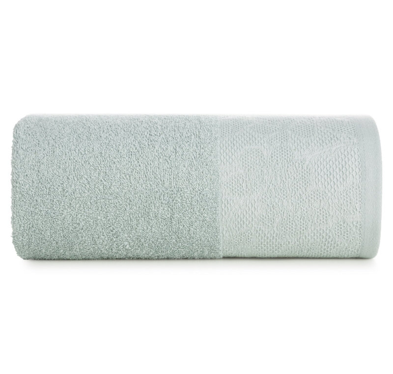 Hulac Midweight Jacquard Hand Towel, Mint