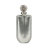 Contemporary Glam Tall Jar with Metal Orb Topper for Entryway Display - Decorative Glass Table Jar for Home Tabletop Decor - Silver-89110000