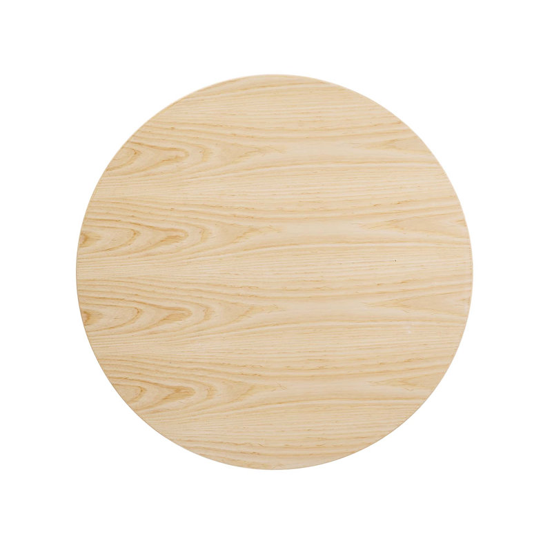 Table de salle à manger Silver Orchid Fein, Blanc, H 29.5 po x l 36 po x L 36 po, Naturel