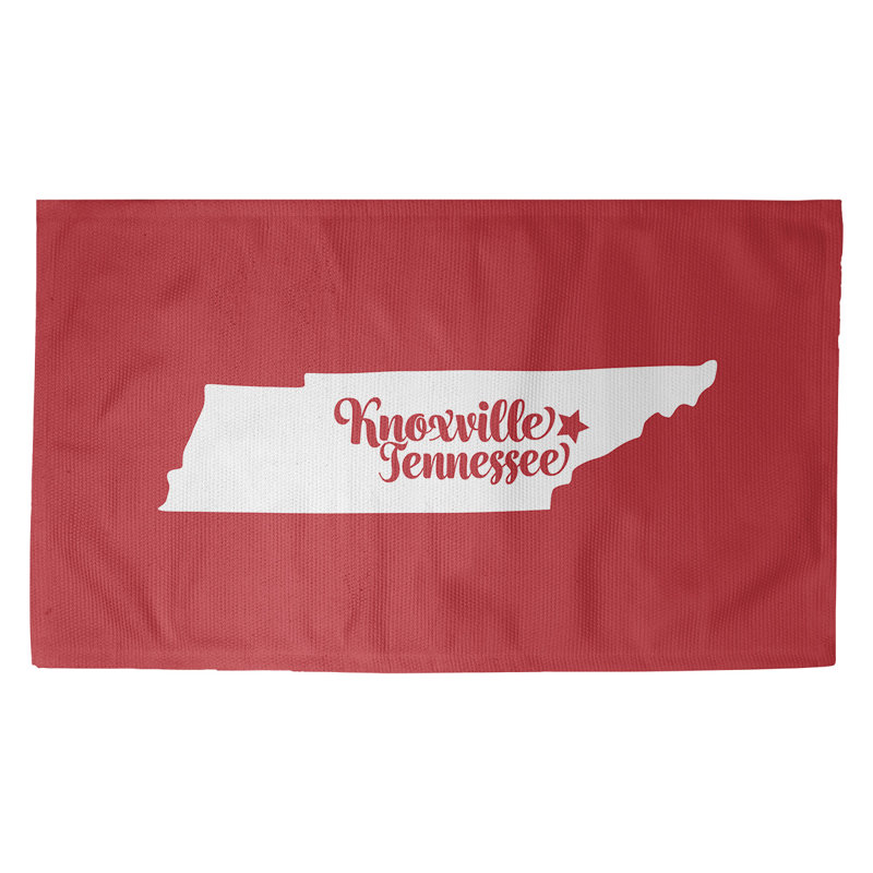 Tapis de zone rouge tennessee Knoxville, Rectangle 2 pi x 3 pi
