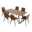 Ensemble de salle à manger extensible avec chaises rembourrées Jilliann-1360068124-1403823905