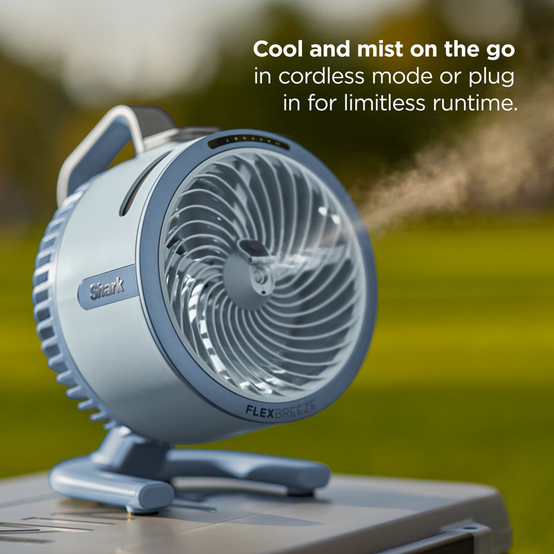 Shark FlexBreeze HydroGo Pro Fan, Sky