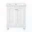 Meuble-lavabo autoportant avec rangement à fermeture douce et tablette et lavabo réglables-1813137013
