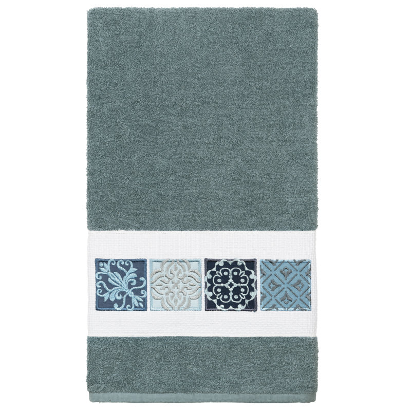 Vivian Midweight Bath Towel, Teal