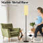Lampe sur pied à carreaux vichy blanc et blanc moderne à intensité variable avec télécommande et pédale avec abat-jour et abat-jour pour le bureau