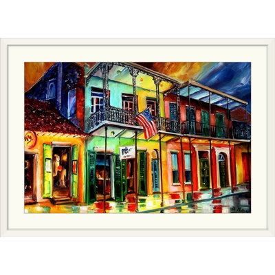 «Down on Bourbon Street» par Bebe, reproduction d'art