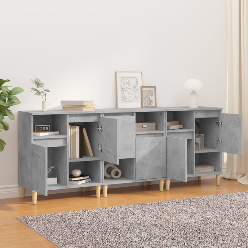 Leenah 60cm Sideboard, Concrete Grey