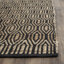 Tapis en jute / coton tissé à la main Arria Cape Cod - noir / naturel-1350800070
