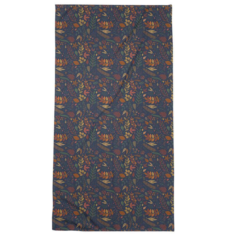 Beach Towel, Black/Red, Poly/Cotton