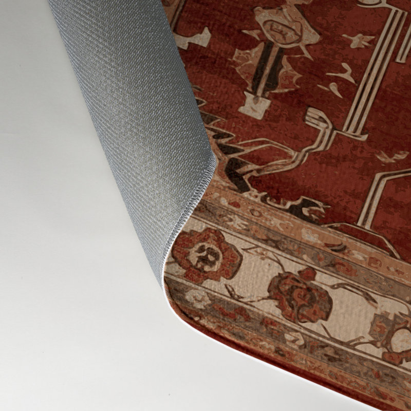 Tapis turc intérieur et extérieur brun, Rectangle 5 pi x 7 pi