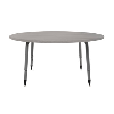 Adapte 48 Round Woodgrain Activity Table with Adjustable Tapered Legs