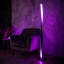Lampe sur pied industrielle 48 po Helix avec blanc froid et options de changement de couleur Helix