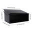 Lutrin de table en bois 13,5 po avec rangement-94339639
