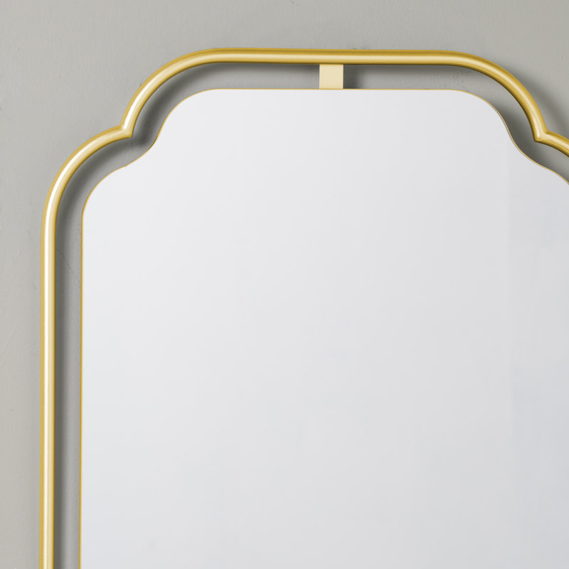 Sebastian Wall Mirorr, Gold, 48" x 24"