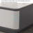 Modern square rock plate coffee table