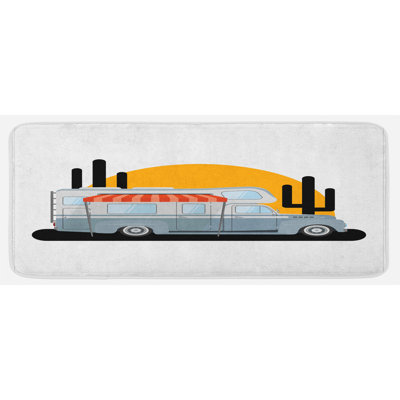 Coastal Synthetic Kitchen Mat