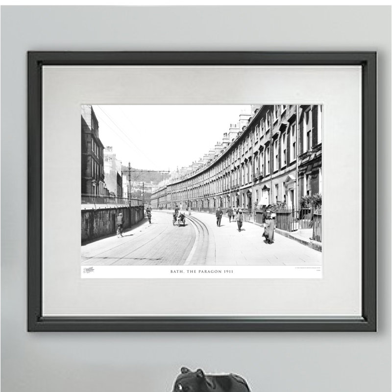 Bath, The Paragon 1911 - Single Picture Frame Print, 45cm H X 60cm W x 2cm D