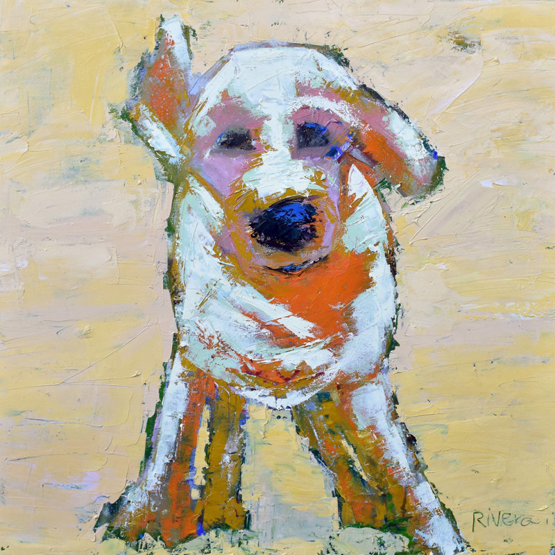 " Buddy " by Michelle Rivera, 24" H x 24" W x 1.5" D