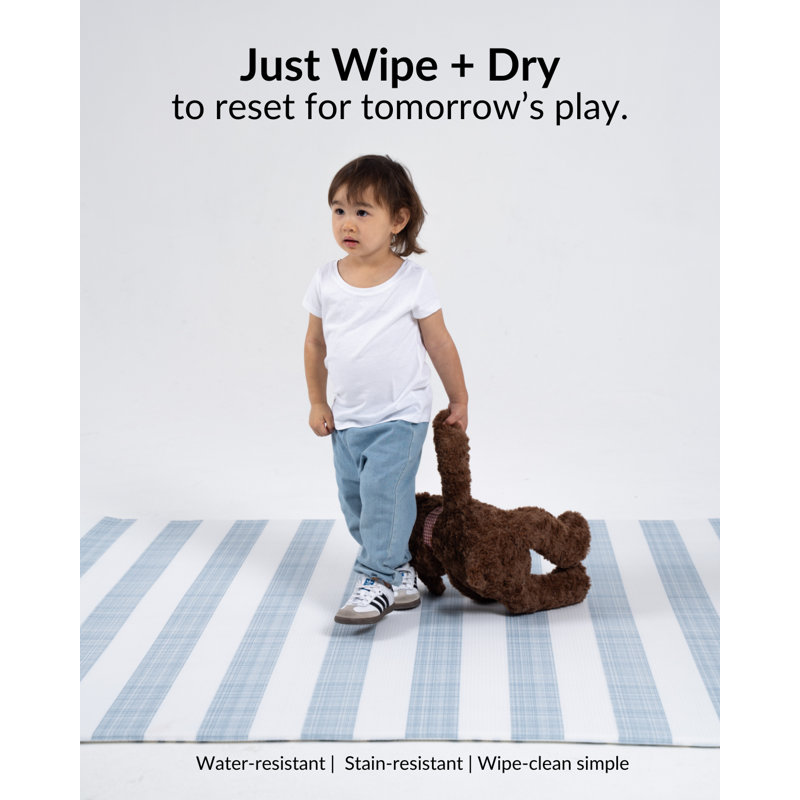 Reversible Emerson Foam Playmat, Blue