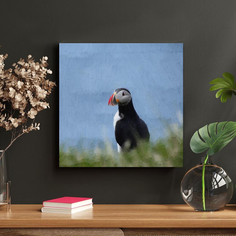 Red Barrel Studio® Black Bird 1 On Canvas Painting 