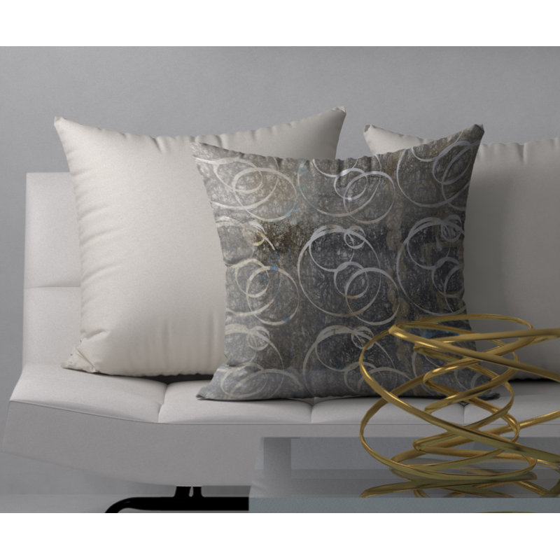 Geometric Reversible Throw Pillow, 20" x 20"