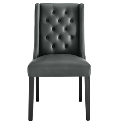 Modway Baronet Button Tufted Fabric Dining Chair
