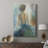 Lady in Blue -Custom Wrapped Gallery Cavas