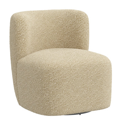 Fauteuil d'appoint pivotant rembourré Mariza