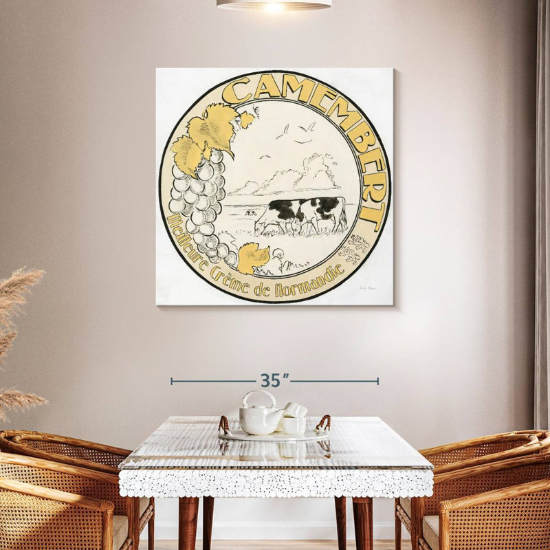 Étiquette de fromage rétro Yarlin II