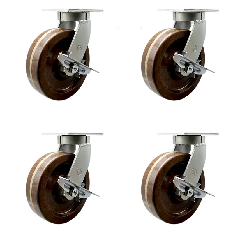 Heavy Duty High Temp Phenolic Caster